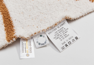 Plaid tricoté <span class=keywords><strong>en</strong></span> microfibre douce et <span class=keywords><strong>laine</strong></span> mérinos DQX Nordic personnalisé pour la décoration intérieure et les canapés - Product Image 6