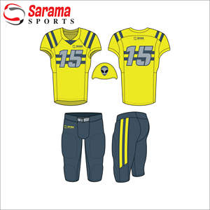 เสื้อเจอร์ซีย์ฟุตบอลอเมริกันพิมพ์ลายคลาสสิกระบายอากาศได้ดีมีขนาดพิเศษลดราคา - Product Image 1