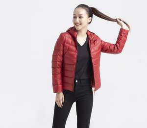 Chaqueta de plumas de pato ultraligera para mujer, plumas de pato, multicolor, suave - Product Image 6