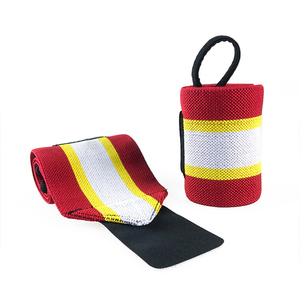 ที่มีคุณภาพดีแฟชั่นป้องกันโลโก้ที่กำหนดเองยิมยกน้ำหนักข้อมือห่อ - Product Image 1