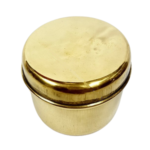 ภาชนะชาปาติสีทองทองเหลืองแฮนด์เมดรูปทรงกลม - Product Image 6