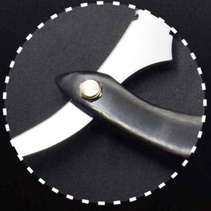 Logo personnalisé Rasoir droit en acier inoxydable à lame unique remplaçable avec manche en os Visage Corps Bikini Aisselles Rasage Barbiers - Product Image 5