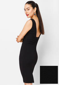 Vestido Casual de Oficina para Mujer, Ecológico, Sin Mangas, Cuello Cuadrado, Largo hasta la Rodilla, Fabricado en Vietnam, OEM/ODM - Product Image 6