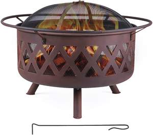 Bol de foyer en fer pour une utilisation intérieure et extérieure - Product Image 2