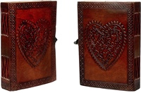 NEW ERA CELTICHEART Journal en cuir gaufré avec motif celtique vintage cousu au fil - Personnalisable 100 feuilles Couverture rigide