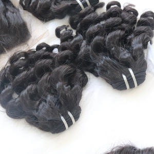 Las mejores extensiones de cabello humano vietnamita Remy de grado 12A, extensiones de cabello rizado crudo rizado de Color Natural profundo hinchable - Product Image 3