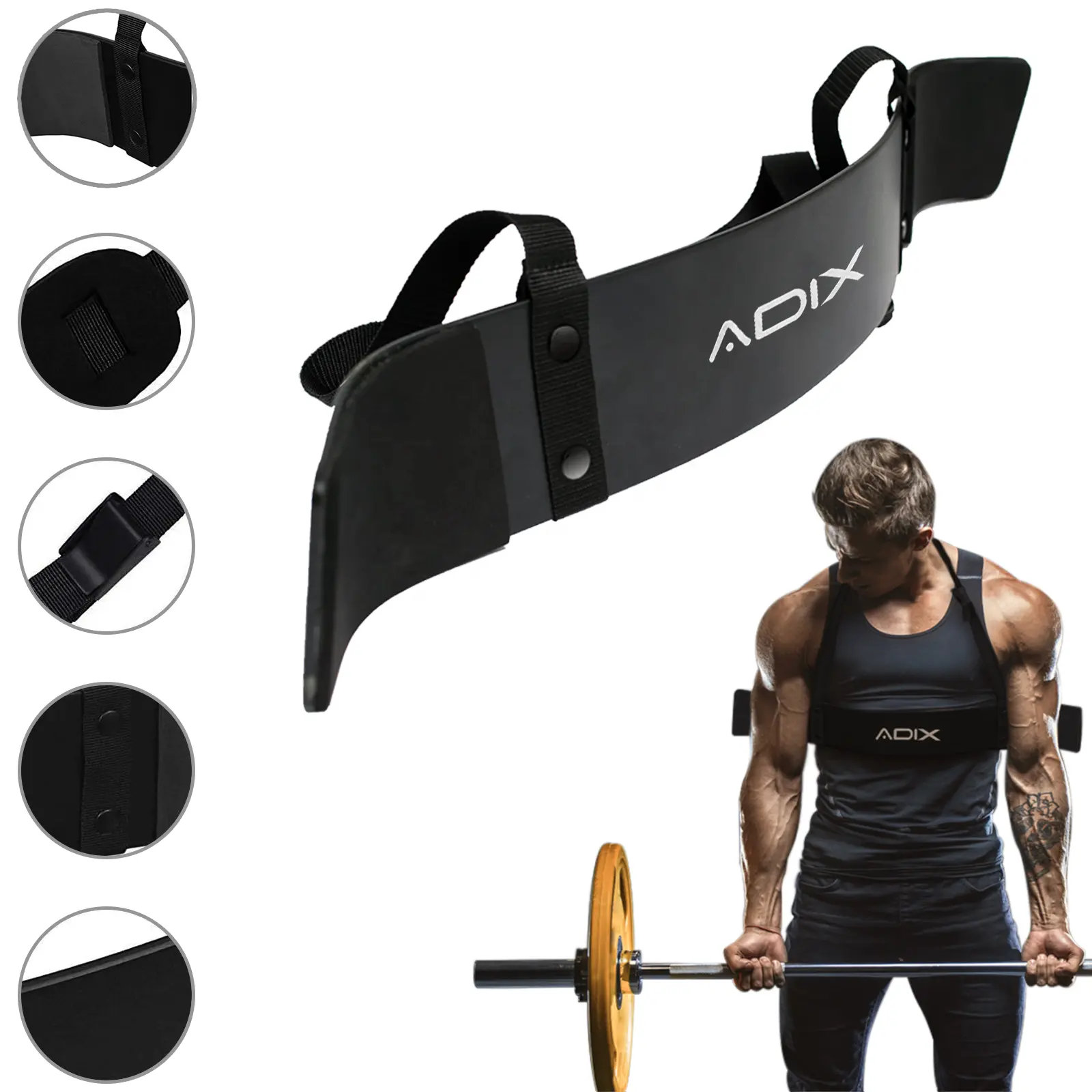 Customized Logo Available Workout Fitness Arm Blaster Biceps Triceps Enhancer Bodybuilding Gym Weight Lifting Equipment