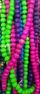 Cuentas de hueso talladas a mano y hechas a mano en colores blancos, hechas en tamaño 6 mm y más grandes según los requisitos del cliente - Product Image 2