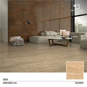 600x600MM alta calidad precio competitivo mármol piso barato marrón mejor opción azulejo de porcelana pulida decoración perfecta para el hogar - Product Image 2