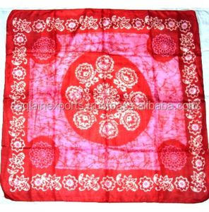 Écharpes carrées en soie de qualité supérieure, imprimé batik, sophistiquées, pour femmes, best-seller de la mode féminine - Product Image 3