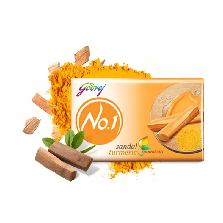 Sandalo Curcuma Sapone Da Bagno-Godraj Curcuma Sapone-Sapone Naturale Fornitori