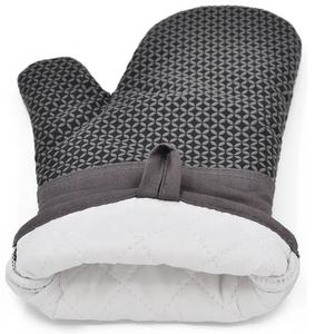 Guantes de Cocina y Porta Ollas Ecológicos de Algodón/Poliéster/Spandex con Estampado por Transferencia Térmica para Uso en Todas las Estaciones - Product Image 4