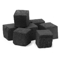 Charbon de coco pur biologique pour chicha, marque Black Pearl, temps de combustion de 120 minutes, 75 % de teneur en carbone, carré 20x40/50 mm, 7500J