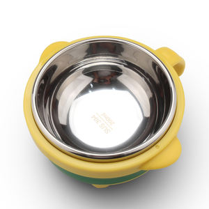 Cuenco pequeño <span class=keywords><strong>de</strong></span> acero inoxidable para alimentación <span class=keywords><strong>de</strong></span> bebé, tazón <span class=keywords><strong>de</strong></span> metal <span class=keywords><strong>de</strong></span> dos capas, calentador <span class=keywords><strong>de</strong></span> plástico para comida <span class=keywords><strong>de</strong></span> bebé con plato <span class=keywords><strong>de</strong></span> aislamiento <span class=keywords><strong>de</strong></span> agua - Product Image 5