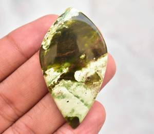 โครเมี่ยมหิน Chalcedony Cabochon,โครเมี่ยมหินโมรากึ่งมีค่าสีเขียวโครเมี่ยมหินหลวม - Product Image 3