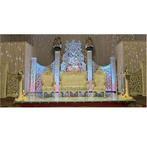 Décoration de scène de réception de mariage occidentale, scène d'événement de cérémonie de mariage romantique, décoration de scène de mariage juif rêveuse, Australie - Product Image 1