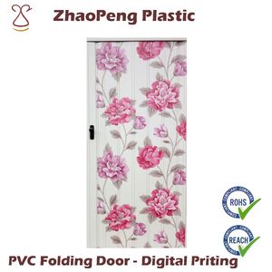 Bella Fiore Modello Porta a Soffietto <span class=keywords><strong>IN</strong></span> <span class=keywords><strong>PVC</strong></span> Stampa di Grande Formato <span class=keywords><strong>PVC</strong></span> Porta scorrevole (F0021) - Product Image 2