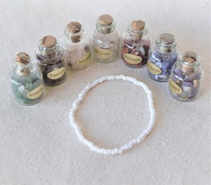 Matte White Seed <b>Bead</b> <b>Bracelet</b>, Beaded Beach <b>Bracelet</b>, Boho <b>Bracelet</b>, Beach <b>Bracelet</b>, <b>Bracelet</b> for Women - Product Image 1