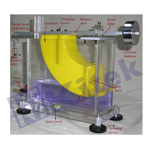 Kitek Equipo de Enseñanza de Fluidos, Equipo de Enseñanza de Centro de Presión y Fuerza Hidrostática de Metal, para Laboratorios Educativos, para Laboratorio, para Uso en Centro de Presión - Product Image 2