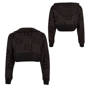 แจ็กเก็ตกันลมผ้าฝ้ายสำหรับผู้หญิงมีฮู้ดสำหรับออกกำลังกายแขนเต็มรูปแบบน้ำหนักเบาออกแบบได้ตามต้องการฤดูใบไม้ร่วง - Product Image 1