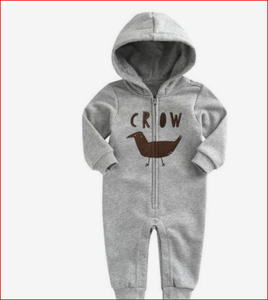 Mamelucos de bebé de manga larga con capucha 95% algodón 5% spandex últimas colecciones de ropa de bebé niño mamelucos broches de elastano y cremallera - Product Image 2