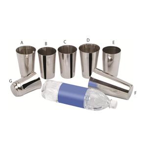 Elegante Acero inoxidable completamente puro plata agua potable vidrio Metal Material - Product Image 4