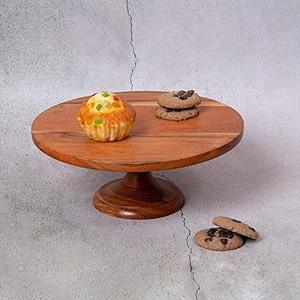 Acacia Wooden Cake <b>Stand</b> Wood Material Tray for Afternoon <b>Tea</b> Cupcake & Pastry Decoration cake <b>stand</b> in custom design cake tool - Product Image 4