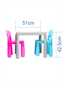 Silla plegable desmontable colorida respetuosa con el medio ambiente de alta calidad y juego de mesa de plástico para niños y niños - Product Image 4
