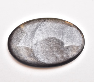 Natural Silver Sheen Obsidian Cabochon High Quality Silver Sheen Obsidian Gemstone For Jewellery Making handmade Gemstone Cab - Product Image 2