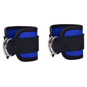 Sangles pour chevilles rembourrées pour Machines à câble, poignets rembourrées pour les jambes, les fessiers, les Abs et les hanches, convient aux hommes et femmes, sangles réglables, 2 pièces - Product Image 3