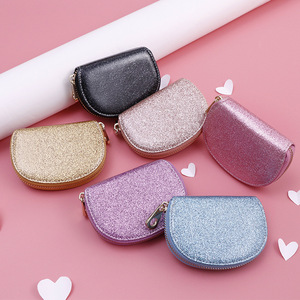 Monedero Corto con Cierre de Cremallera de PU en Colores Brillantes 2022 para Unisex - Product Image 1