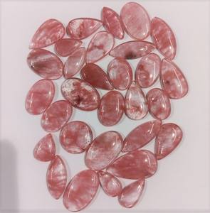 Cabochon de Quartz de cerise rose naturel, pierre précieuse ample, vente en gros, 50 pièces - Product Image 6