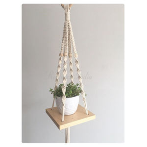 Étagère en macramé et support de plantes, fabrication Standard, pièces - Product Image 1
