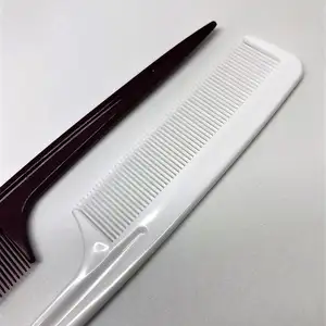 塑料鼠尾梳组2种颜色的造型和挑选穗梳子发廊理发师