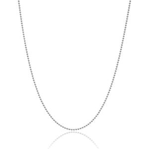 Collier en chaîne à billes fines de 5mm, fabrication artisanale turque, vente en gros, bijoux en chaîne en argent Sterling 925 - Product Image 2
