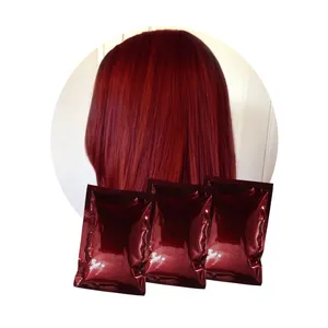 Ecocert Certificate Herbal Wine Red Henna Powder Harmless Professional Hair Dye