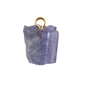 Offre Spéciale brute naturelle tanzanite résultats bijoux connecteur 24k plaqué or en vrac unique bail fabrication pendentif connecteurs - Product Image 1
