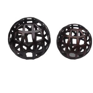 Escultura de Metal para decoración del hogar, escultura decorativa con bola hueca y objetos decorativos - Product Image 1