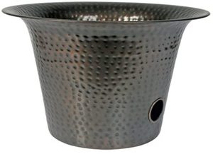Support de tuyau d'arrosage en métal, nouveau design, vente chaude, style rustique, pot de fleurs en métal avec trou de drainage, support de jardin vintage - Product Image 2