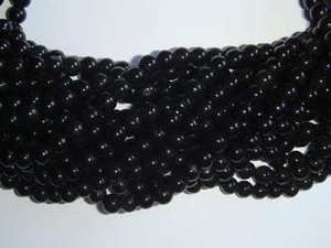 Onyx boule de pierres précieuses pour la fabrication de bijoux, boules rondes en pierre naturelle, noir, taille de 4mm, brin de 13 pouces, prix en gros, livraison gratuite - Product Image 3