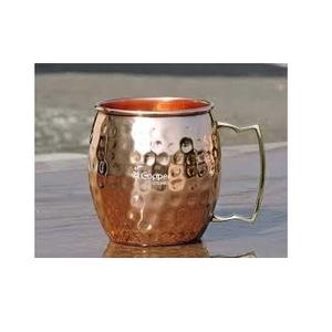 Bonne conception fabricant indien de tasses à boire en cuivre martelé ensemble de tasses à mule martelées de Moscou exportateur indien - Product Image 4