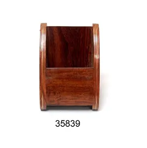 हॉट सेलिंग लकड़ी की मेज सजावट मोबाइल स्टैंड हस्तनिर्मित लकड़ी के शिल्प अद्वितीय लकड़ी के मोबाइल धारक