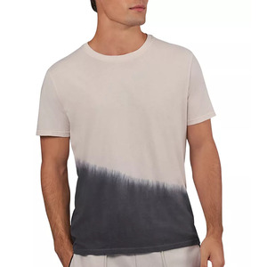 เสื้อยืดคอกลมสีพื้นแบบพรีเมียมสำหรับผู้ชาย  ลายมัดย้อม  รับสั่งทำเสื้อยืดพิมพ์โลโก้ - Product Image 1