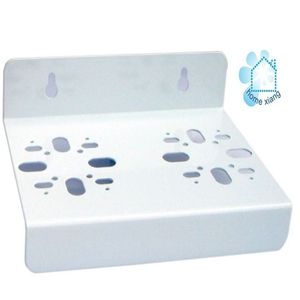2-Stage 10" & 20" Slim Housing Water Filter with Manual Power Source Metal <b>Bracket</b> Storage Water Filter Parts - Product Image 1