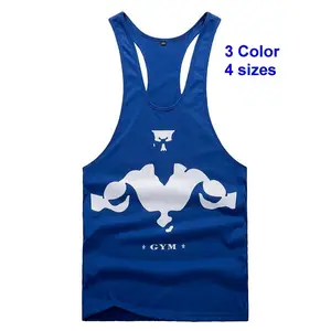 wholesale price custom logo athletic apparel manufacturers gym singlet men's tank top t shirt singlet for men