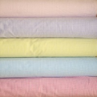 100% Coton Fil Teint Canard Armure Tissu Dobby Coussins Literie Durable Textiles Écologiques Fibres Naturelles Responsable