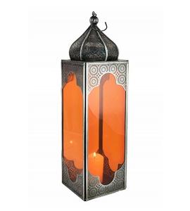 Lanterne suspendue en fer et en verre avec lanterne à bougie de qualité supérieure pour mariage et occasion spéciale - Product Image 3