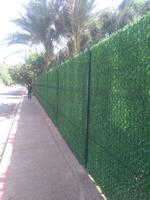 Panneaux de clôture en herbe verte pour jardins, fil galvanisé et PVC anti-UV, toucher naturel, feuilles fabriquées en Turquie, différentes tailles