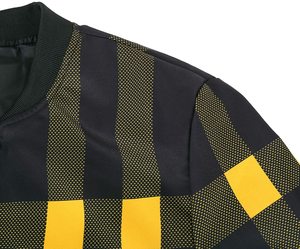 Chaqueta Bomber ajustada con cremallera para hombre, nuevo diseño de moda - Product Image 3