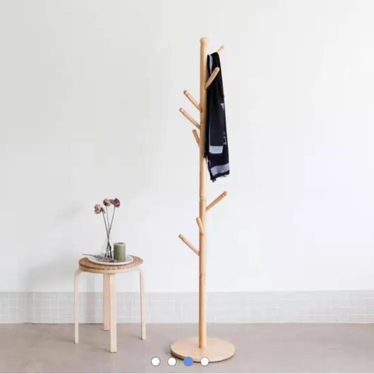 Custom Design For Oem Odm Furniture Hooks Coat Hanger Stand Wood For Clothes